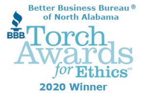 Torch Wins 2020 North Alabama Better Business Bureau Torch Award for Marketplace Ethics